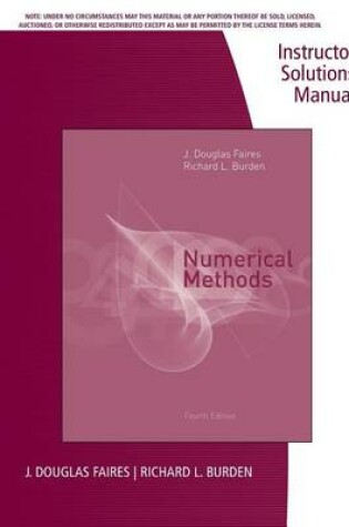 Cover of Ism Numerical Methods