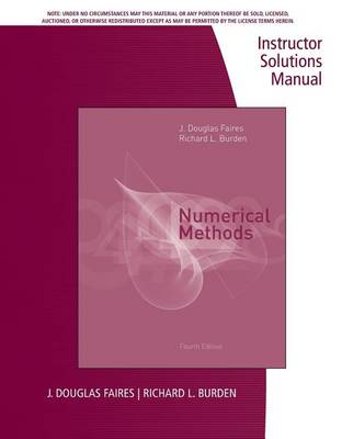 Book cover for Ism Numerical Methods