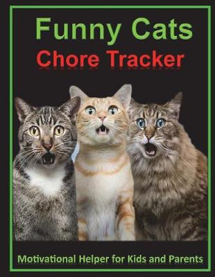 Book cover for Funny Cats Chore Tracker