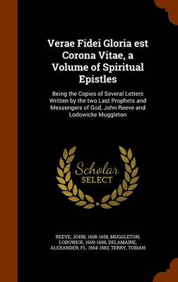 Book cover for Verae Fidei Gloria Est Corona Vitae, a Volume of Spiritual Epistles