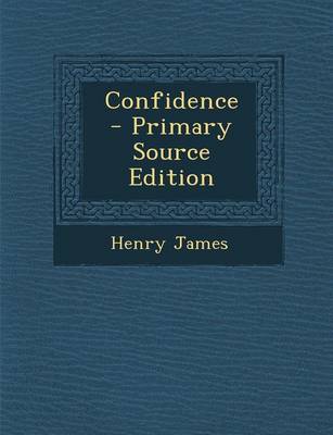 Book cover for Confidence - Primary Source Edition