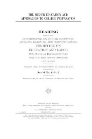 Cover of The Higher Education Act
