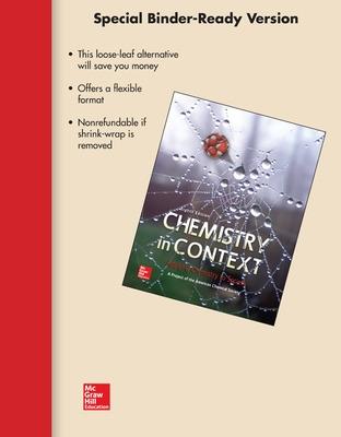 Book cover for Loose Leaf Version for Chemistry in Context