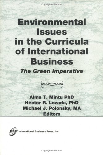 Book cover for Environmental Issues in the Curricula of International Business