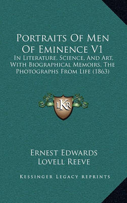 Book cover for Portraits of Men of Eminence V1