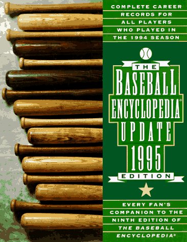 Book cover for The 1995 Baseball Encyclopedia Update: Complete Ca Reer Recor