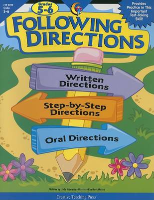 Book cover for Following Directions Grades 5-6