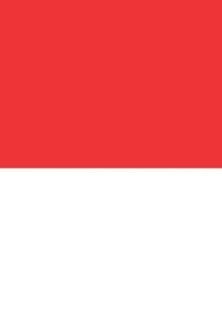 Cover of Indonesia Flag Notebook - Indonesian Flag Book - Indonesia Travel Journal