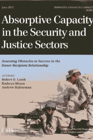 Cover of Absorptive Capacity in the Security and Justice Sectors