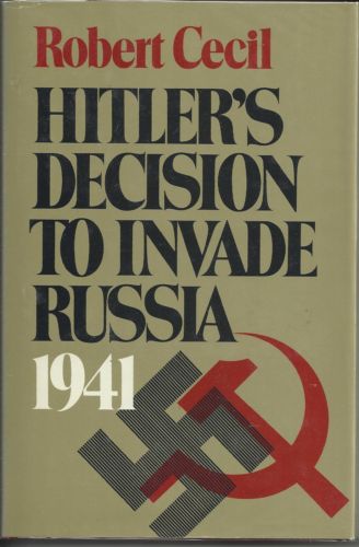 Book cover for Hitler's Decision to Invade Russia 1941