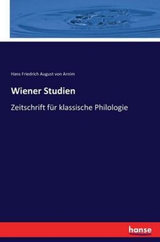 Cover of Wiener Studien