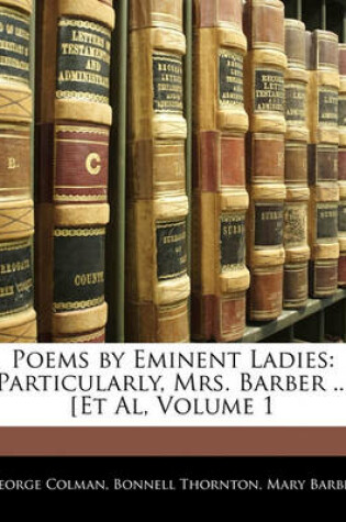 Cover of Poems by Eminent Ladies