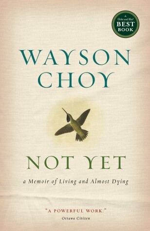 Book cover for Not Yet