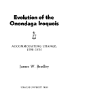 Book cover for Evolution of the Onondaga Iroquois