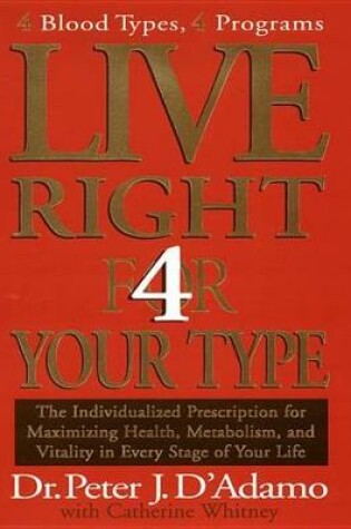 Cover of Live Right 4 Your Type