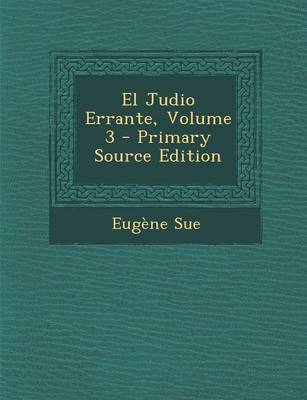 Book cover for El Judio Errante, Volume 3