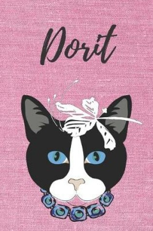 Cover of personalisiertes Notizbuch Katze / Journal / Malbuch / Tagebuch / Kritzelbuch / DIN A5 / Geschenk Dorit