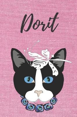 Book cover for personalisiertes Notizbuch Katze / Journal / Malbuch / Tagebuch / Kritzelbuch / DIN A5 / Geschenk Dorit