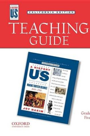 Cover of Teaching Guide to Making 13 Colonies Grade 5 3e Hofus (California Edition)