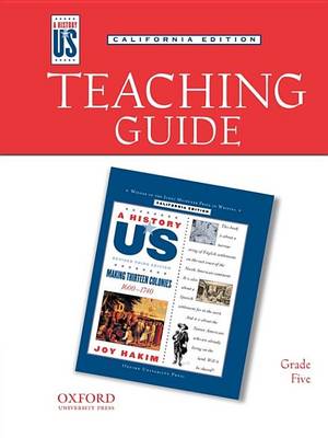 Book cover for Teaching Guide to Making 13 Colonies Grade 5 3e Hofus (California Edition)