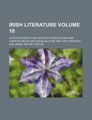 Book cover for Irish Literature Volume 10