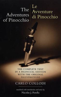Book cover for The Adventures of Pinocchio (Le Avventure Di Pinocchio)