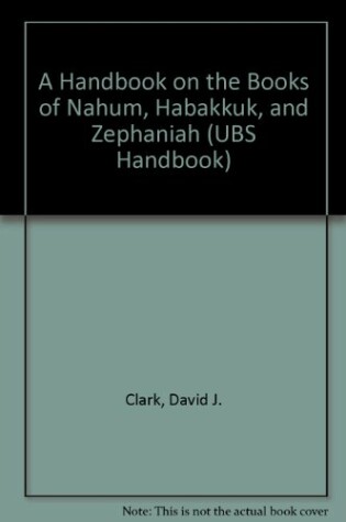 Cover of A Handbook on the Books of Nahum, Habakkuk, and Zephaniah