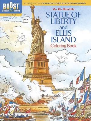 Cover of Boost Statue of Liberty and Ellis Island Coloring Book