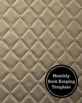 Book cover for Monthly Book Keeping Template