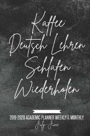 Cover of Kaffee Deutsch Lehren Schlafen Wiederholen
