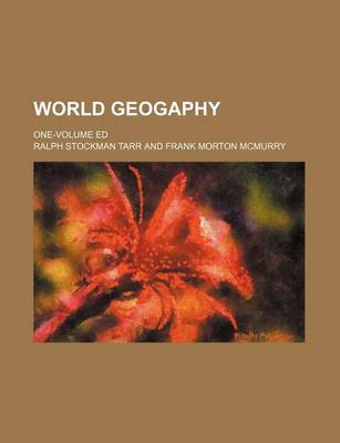 Book cover for World Geogaphy; One-Volume Ed