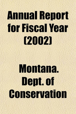 Book cover for Annual Report for Fiscal Year (2002)