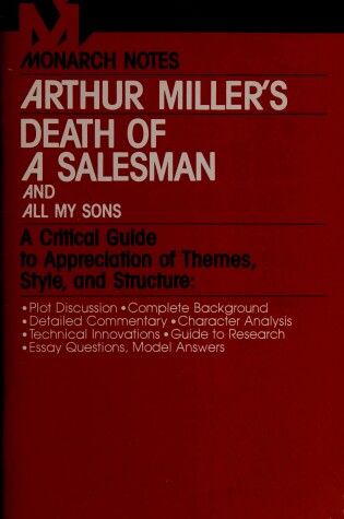 Cover of Arthur Miller's "Death of a Salesman" and "All My Sons"