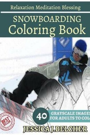 Cover of Snowboarding Coloring Books