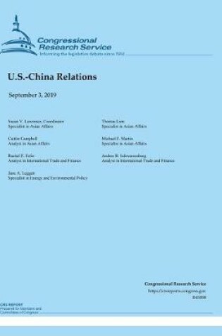 Cover of U.S.-China Relations