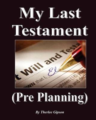 Book cover for My Last Testament