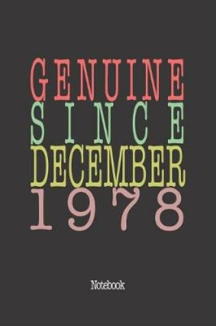 Cover of Genuine Since December 1978