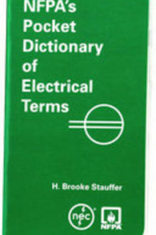 Cover of NFPA's Pocket Dictionary of Electrical Terms