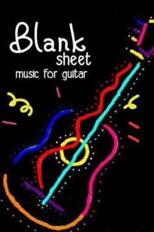 Cover of Blank Sheet Music For Guitar