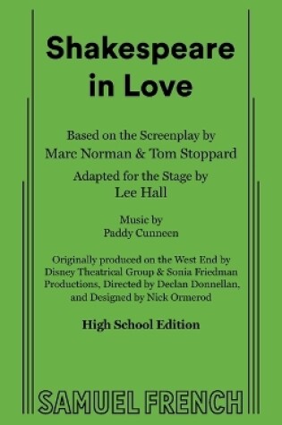 Cover of Shakespeare in Love (High School Edition)