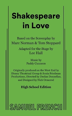 Book cover for Shakespeare in Love (High School Edition)