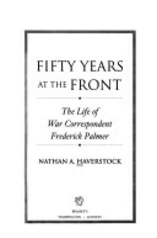 Cover of Fifty Years at the Front
