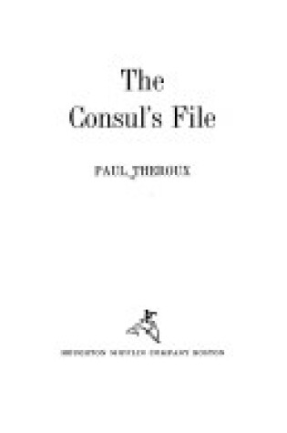 Cover of The Consul's File