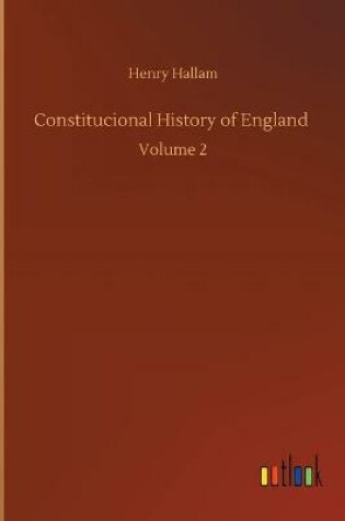 Cover of Constitucional History of England