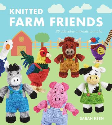 Book cover for Knitted Farm Friends