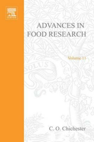 Cover of Advances in Food Research Volume 11