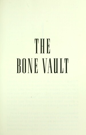 Cover of The Bone Vault