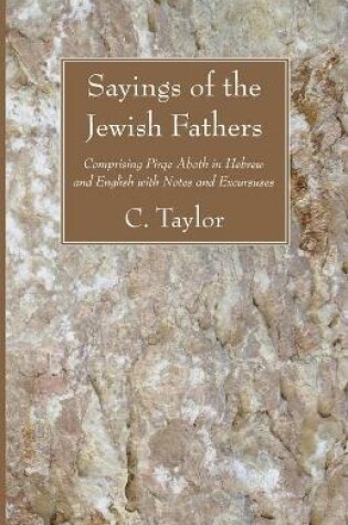 Cover of Sayings of the Jewish Fathers