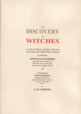 Book cover for Discovery of Witches