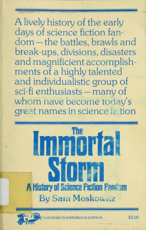 Book cover for The Immortal Storm